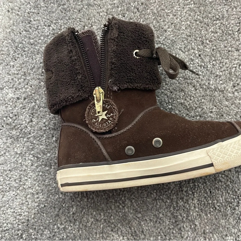 Converse Kids Brown Chuck Taylor‎ Boots Unisex Kids Size 12.5